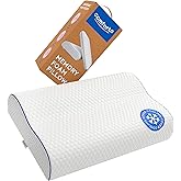 COMFORTO Cooling Cervical Pillow – Memory Foam Contour Neck Pillow for Sleeping – Orthopedic Cooling Pillow for Neck and Shoulder Pain Relief