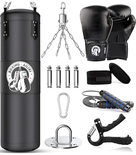 メンテナンス Weighted Punching Bag Hanging Punching Bag for Adults,Unfilled PU Hanging Boxing