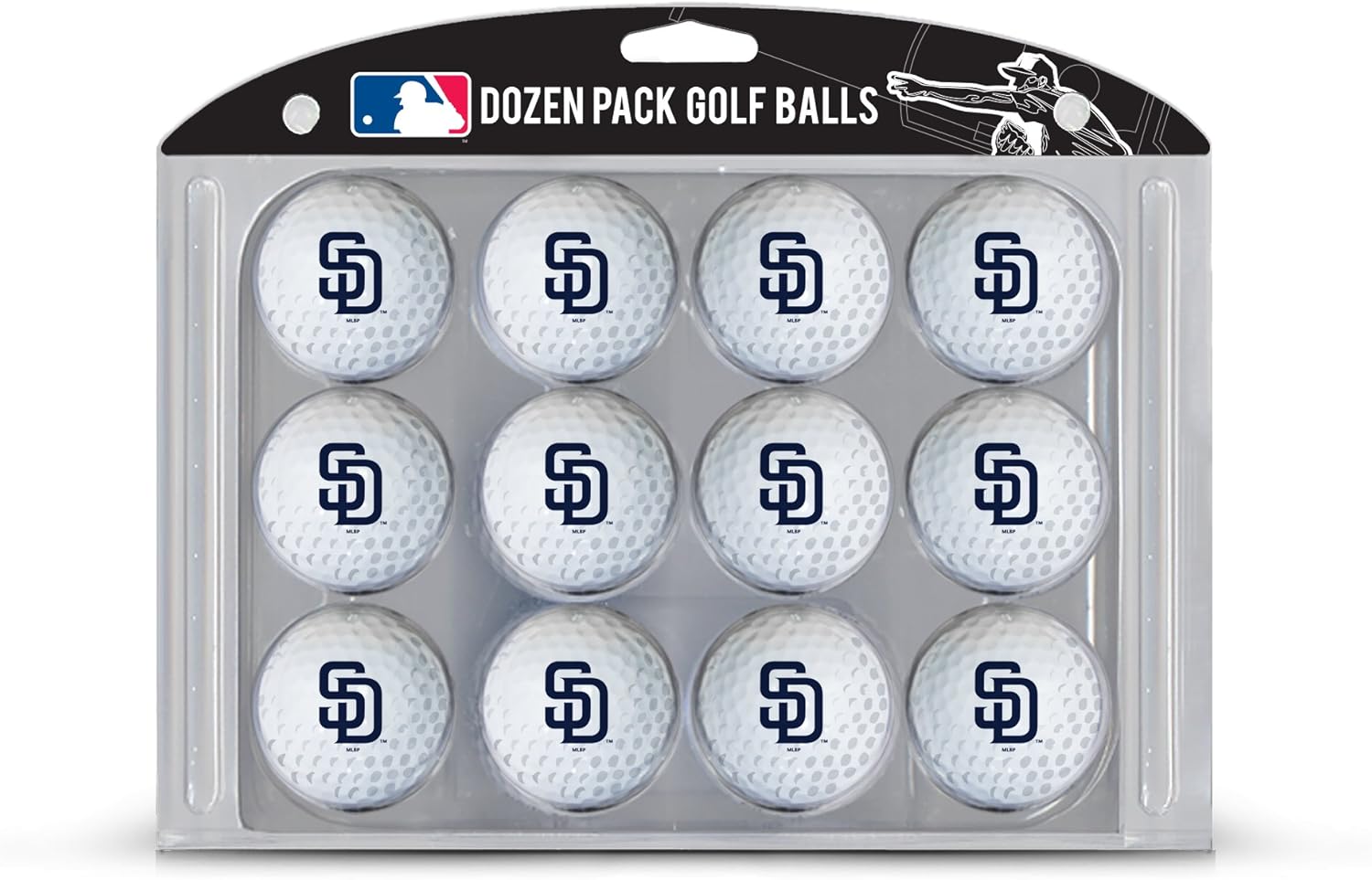 Team Golf MLB Philadelphia Phillies Dozen Regulation Size Golf Balls, 12 Pack, Full Color Durable Team Imprint : Sports Fan Golf Balls : Sports & Outdoors
