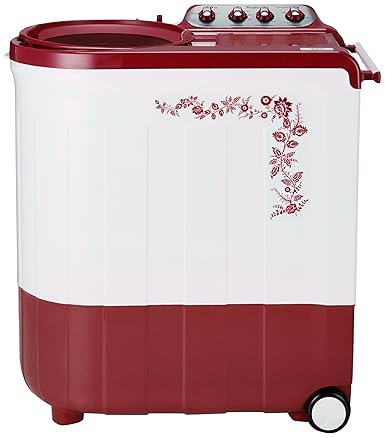 Whirlpool 7.5 kg Semi-Automatic Top Loading Washing Machine (Ace Turbodry 7.5, Flora Red)