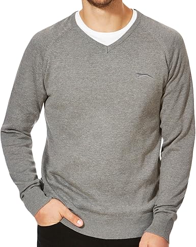 grey slazenger jumper