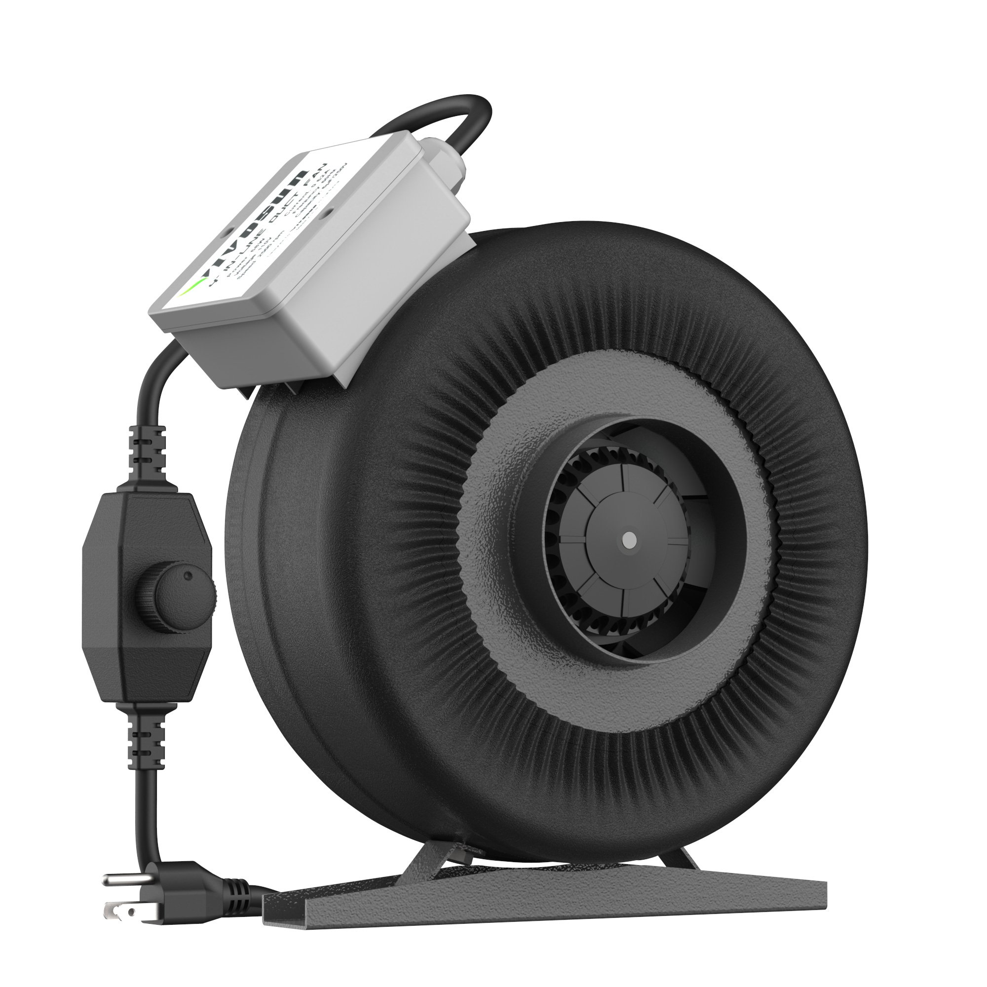 VIVOSUN 4 Inch 203 CFM Inline Duct Ventilation Fan with Variable Speed ...