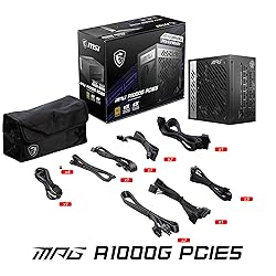 MSI MPG A1000G PCIE 5.1 & ATX 3.1 Gaming Power