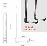 PUTORSEN Universal Soundbar Brackets for TV Mounts, Holds Above or Below view 4