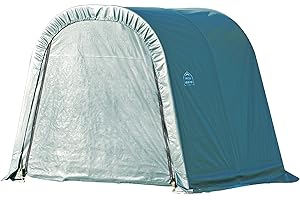 ShelterLogic ShelterCoat Round Garage, Green, 10 x 16 x 8 ft.