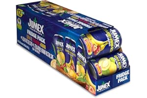 Jumex Strawberry Banana & Guava Juice Nectar - Made with Fresh Fruit Puree - Tropical Fruit Juice Concentrate for Smoothie Mix, Cocktail Mixers, Kids Drinks & Beverages - 11.3oz, 12 Pack Canned Drinks
