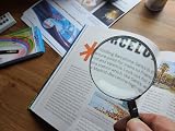 TechAffect Real Glass Magnifying Glass 75mm Reading Magnifier view 9