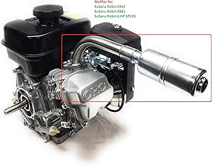 Amazon.com: ARSPORT Exhaust with Muffler for: Subaru Robin EX17, EX13