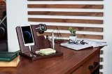 Teslyar Natural Oak Wood Phone Docking Station & Organizer for Men view 4