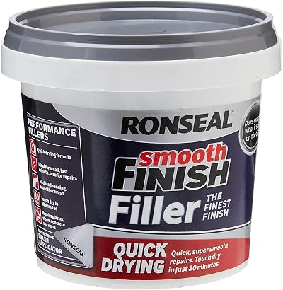 Ronseal Smooth Finish Filler Quick Drying 600g White