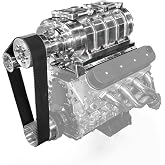 Complete 6-71 Roots Supercharger Kit Compatible with GM LS LS1/LS2/LS3/LS6/LS7/4.8L/5.3L/6.0L/6.2L - Blower with Intake Manifold, Gilmer Pulleys, Belt &amp; Gaskets - Adds 45-55% HP