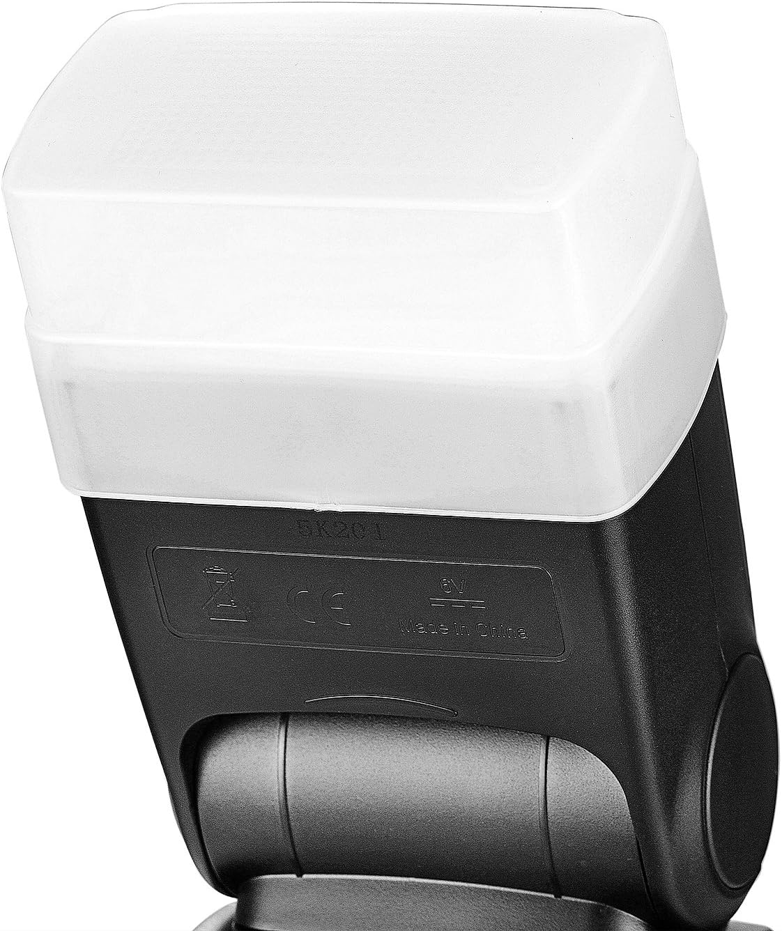 NEEWER Hard light flash diffuser bounce light for NEEWER TT560 TT520 Flash Speedlite, white, 6.7 x 4.7 x 1.3 inches - Image 4