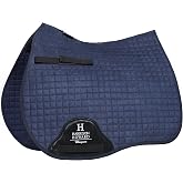 Harrison Howard All-Purpose Saddle Pad for Horses, GP Saddle Pad | Shock-Absorbing Horse Saddle Pad, Helps Reduce Pressure &amp; Improve Comfort, Contoured Backline Ideal for Daily Riding