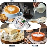 Thermometer World Milk Thermometer with 175 mm Stainless Probe Clip Barista view 8