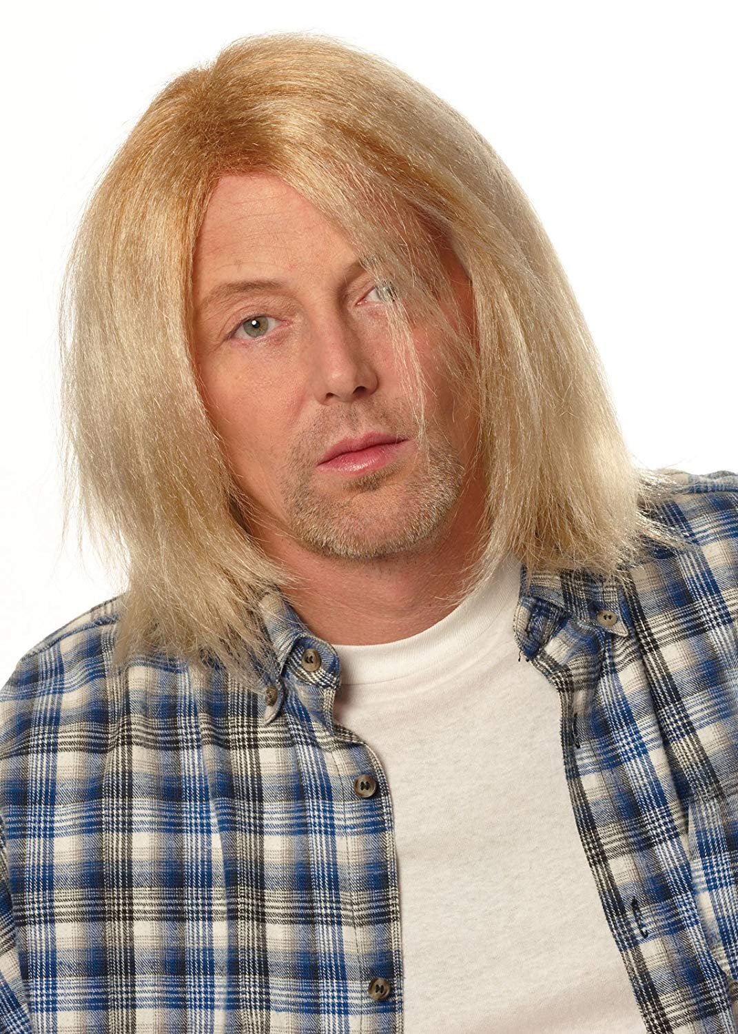 Photo 1 of Costume Culture Men's Grunge Wig, Blonde, One Size