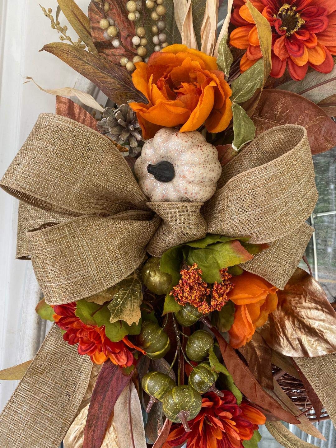outdoor front door wreaths on Wreaths Autumn Grapevine Wreaths Floral Wreaths Wreath For Door Fall Front Door Wreath Fall Grapevine Wreaths Decorative Fall Wreaths Indoor Outdoor Wreath Home Kitchen