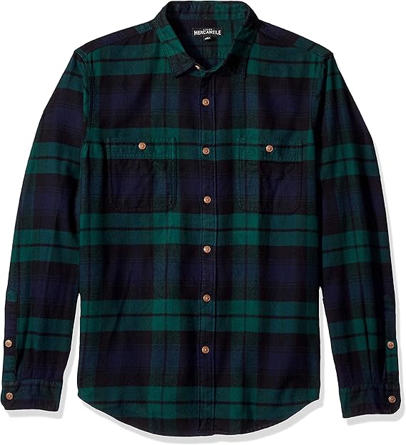 mens slim flannel