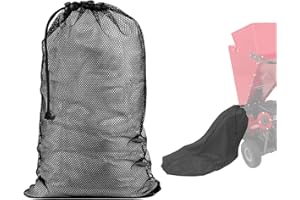 SYWAN Wood Chipper Shredder Bag, 24" x 48" Large Capacity Universal Wood Chipper Reusable Collection Bag Adjustable Opening Design for Wood Chippers Leaf Shredder (1)