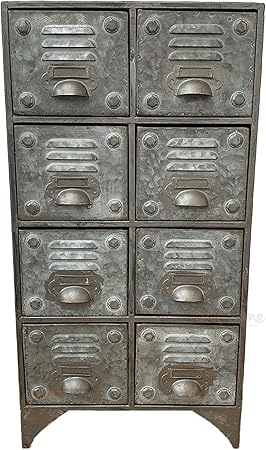 Darthome Ltd 8 Drawers Vintage Retro Industrial Locker Room