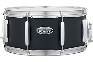 Pearl MUS1465M227 Modern Utility 14"x6.5" Maple Snare Drum, Satin Black