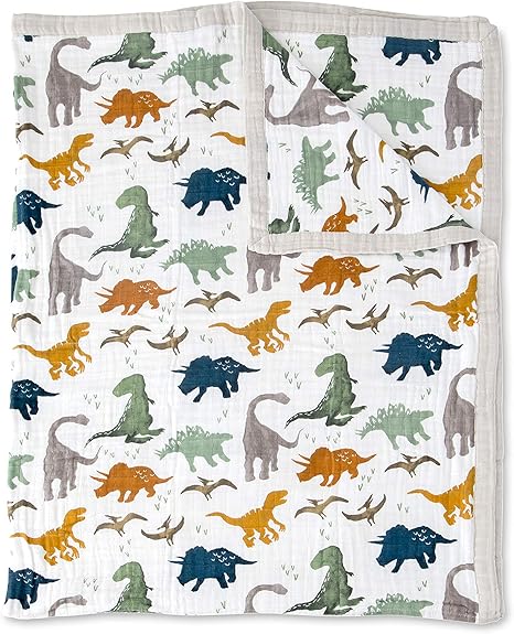 little unicorn dinosaur blanket
