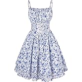 Scarlet Darkness Women Corset Floral Dress Spaghetti Strap Mini Sundress for Teens