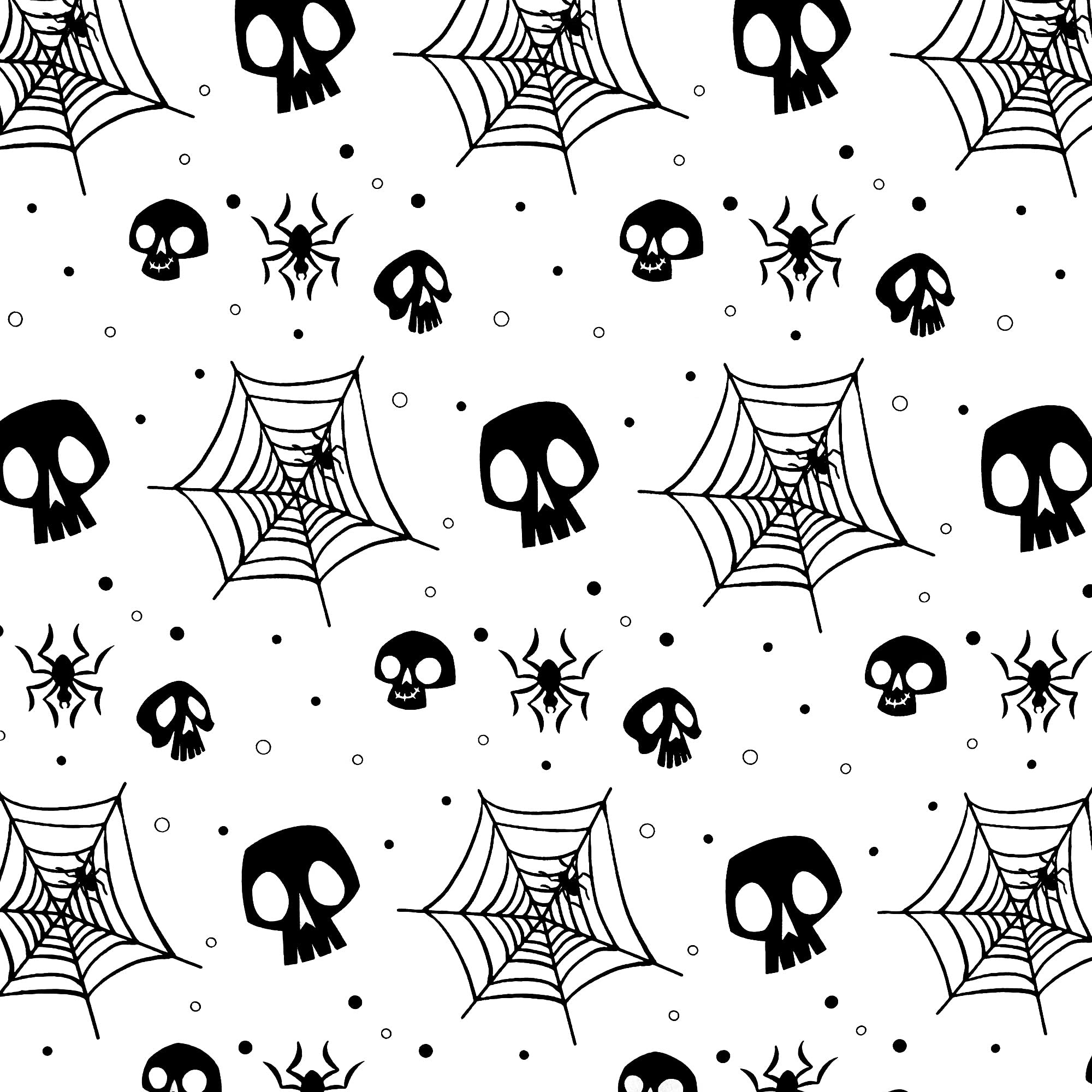 Photo 1 of *2 Pack* MR FIVE 30 Sheets Halloween Tissue Paper Bulk, 20" x 28" White With Black Spider Web Pattern for Gift Bags and Party Wrapping