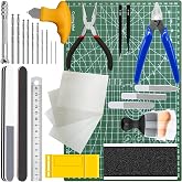 Yauhar 31Pcs Gundam Tool Kit Modeling Tools Hobby Craft Set for Cars, Airplanes, Buildings, Robots Models Repairing and Fixing