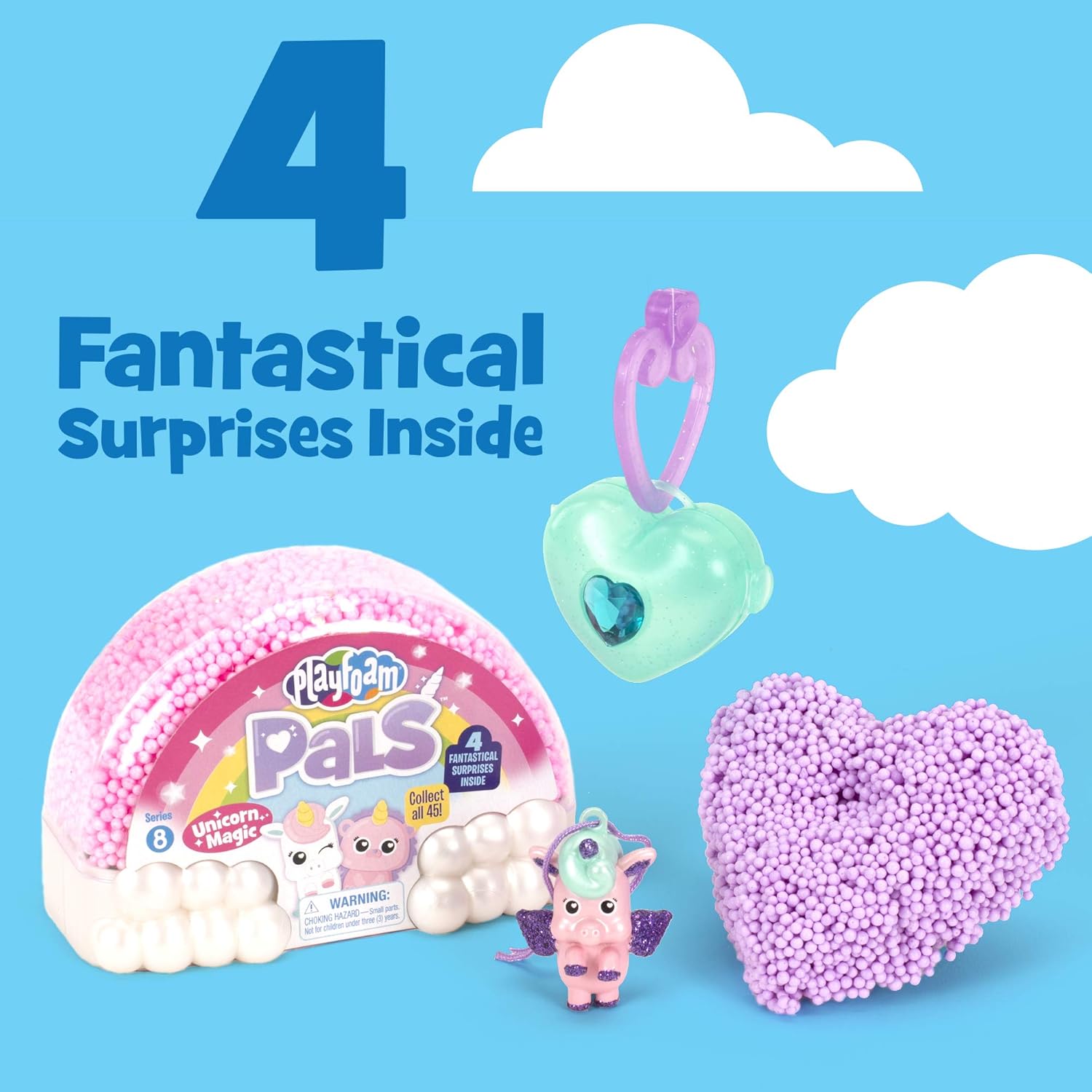 Learning Resources EI1954 Playfoam Pals Unicorn Magic 6Pack BigaMart