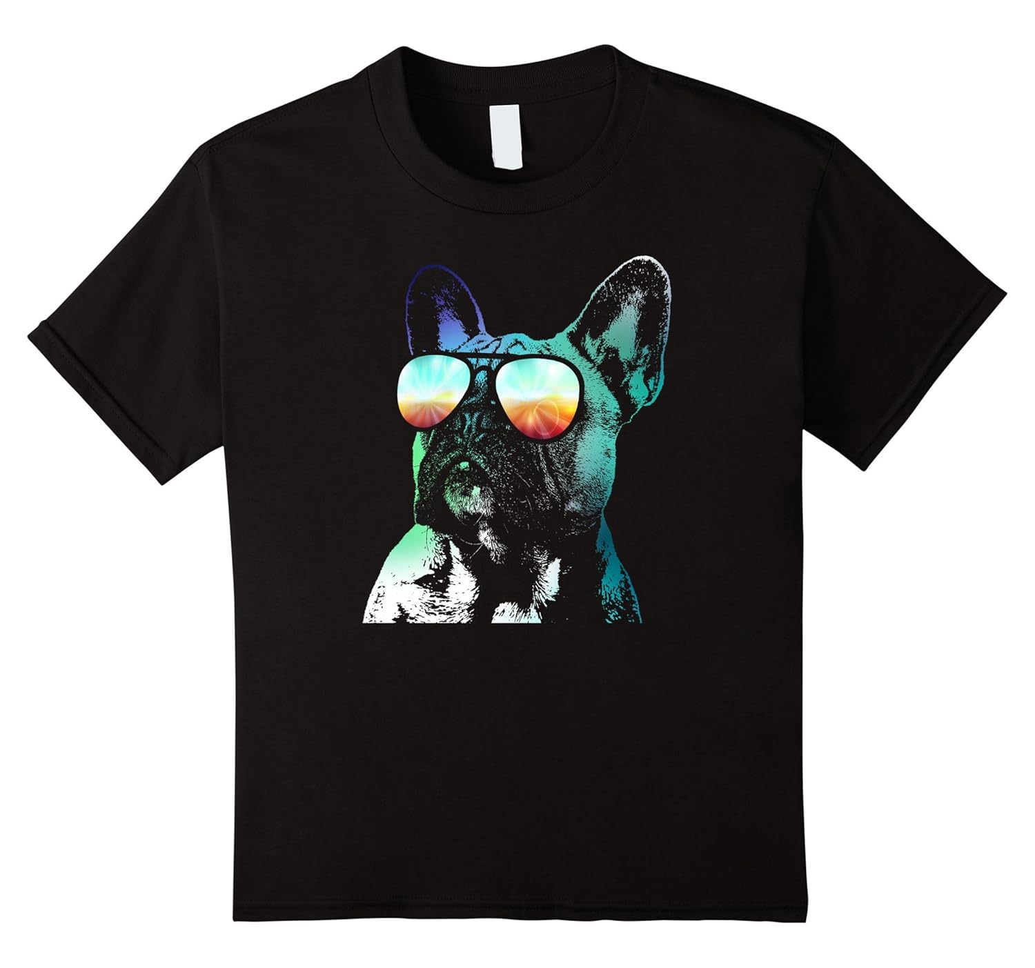 French Bulldog Neon Shirt Mediumtovacu
