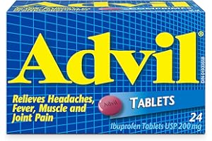 Advil Regular Strength Ibuprofen Pain Relief Tablets, Fast Acting Pain Relief for Migraine, Arthritis, Back, Neck, Joint, and