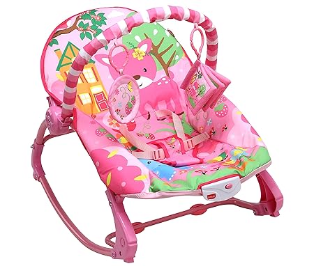 LuvLap Springdale Newborn to Toddler Portable Rocker Cum Bouncer