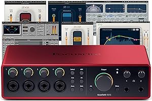 AudioDeluxe Focusrite Scarlett 18i16 (4th Gen) USB Audio Interface and Waves Musicians 2 Bundle