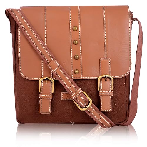 Kaveri1999 Genuine Leather Womens SlingBag Brown Colour
