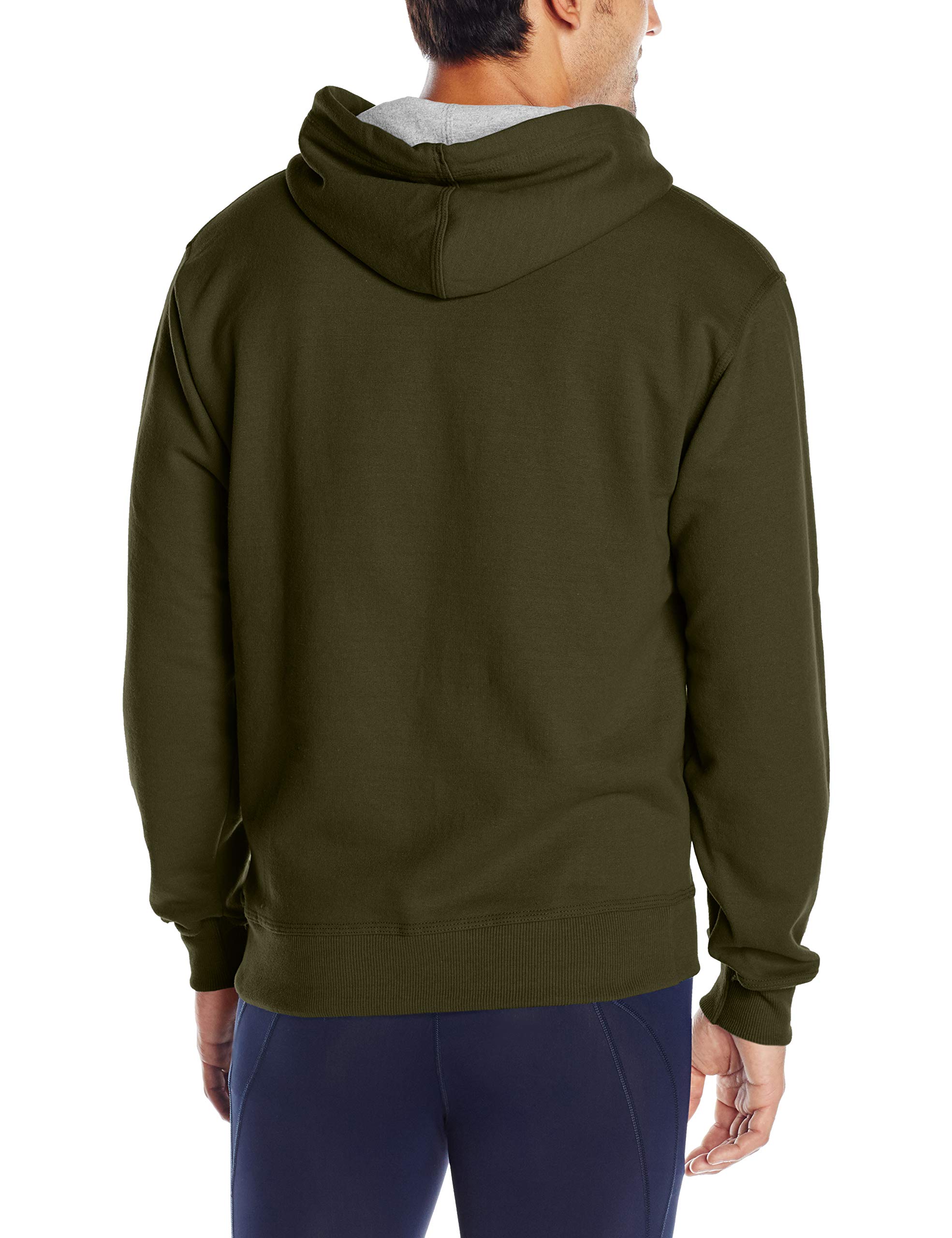 Champion Men's Powerblend Fleece Hoodie, C Logo | ExerciseN