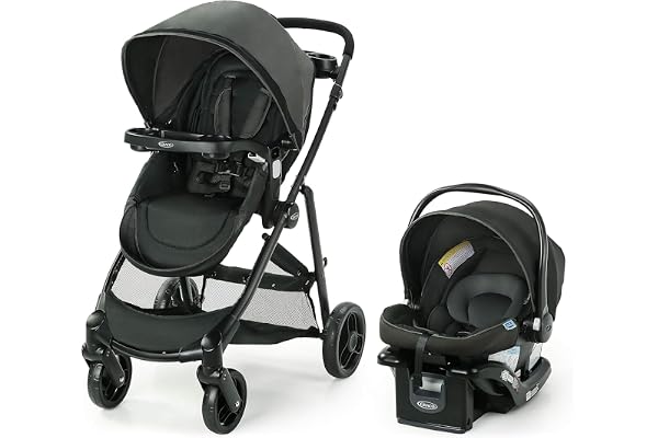 Graco Modes Element Travel System, Baby Car Seat and Stroller Combo, Includes: SnugRide Lite LX Infant Car Seat and Reversible Baby Stroller, Great Gift for New Parents, Canter