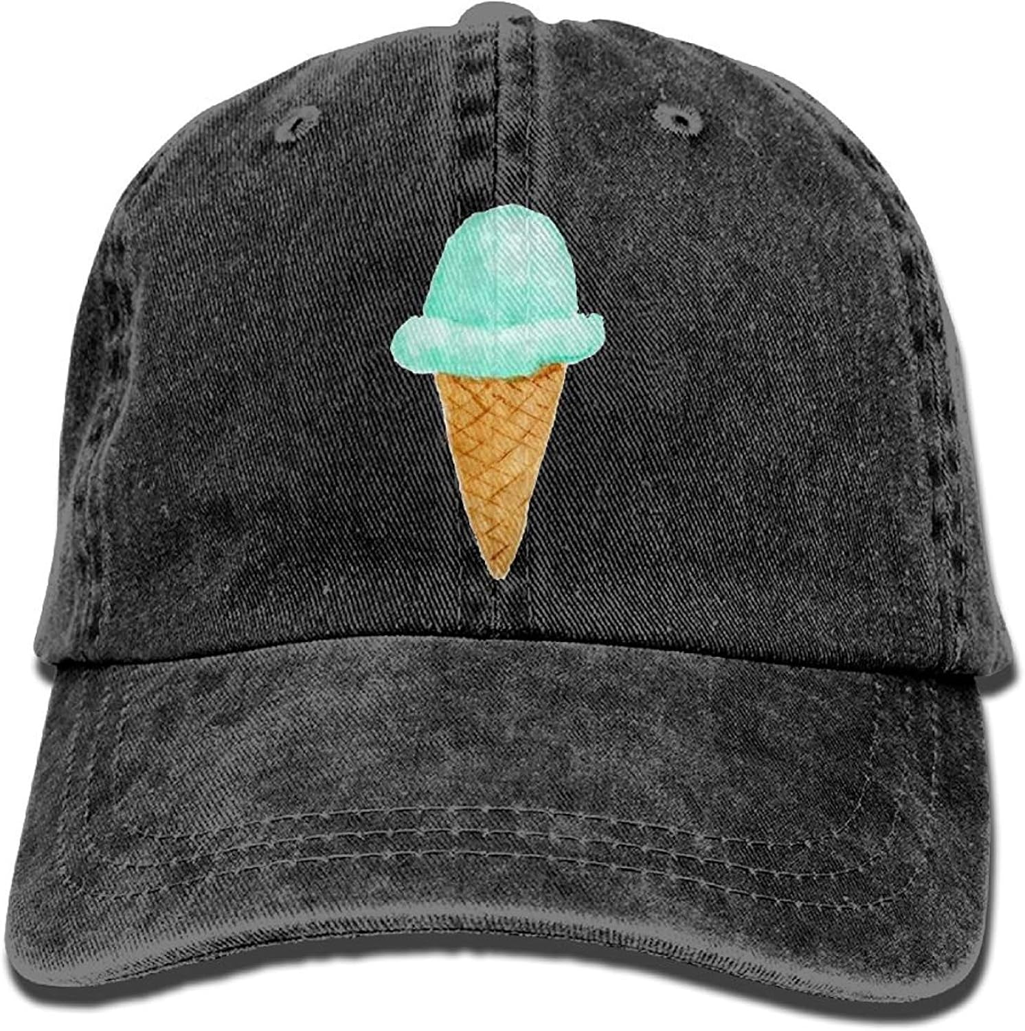 Ice Cream Denim Baseball Caps Hat Adjustable Cotton Sport