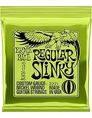 Cordes pour guitare électrique Ernie Ball Regular Slinky Nound - Calibre 10-46