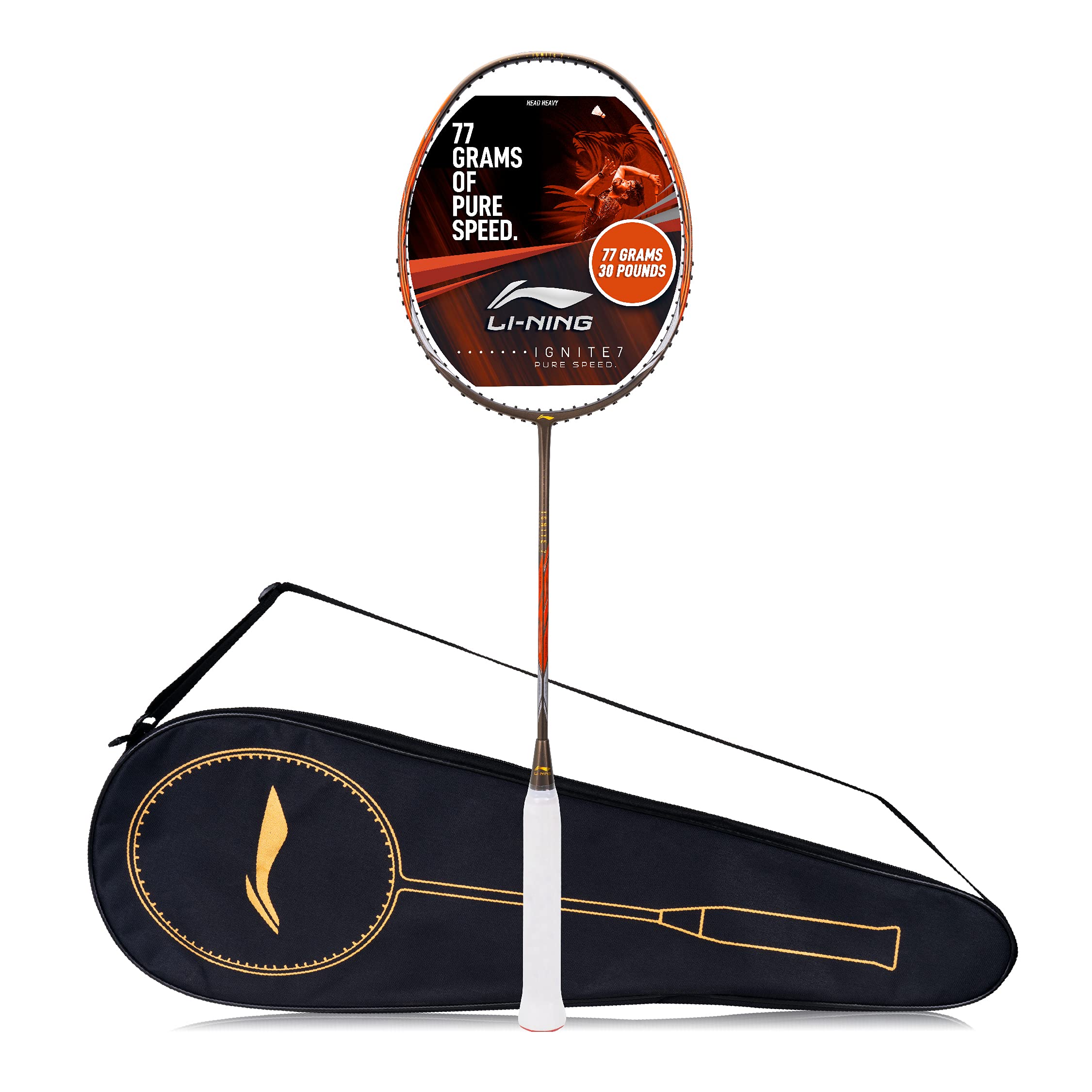 Li-Ning Ignite 7 Speed Racket- Carbon Fibre