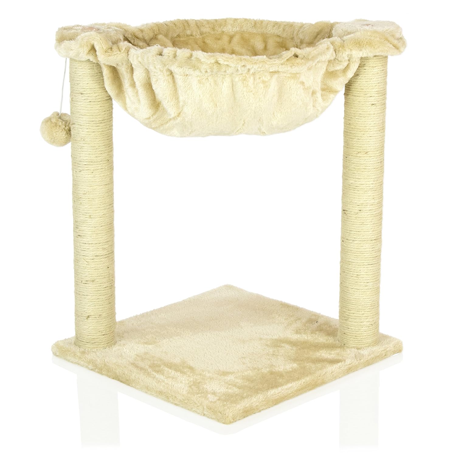 Cozy Pet Deluxe Cat Tree with Extra Large Hammock Scratcher Activity