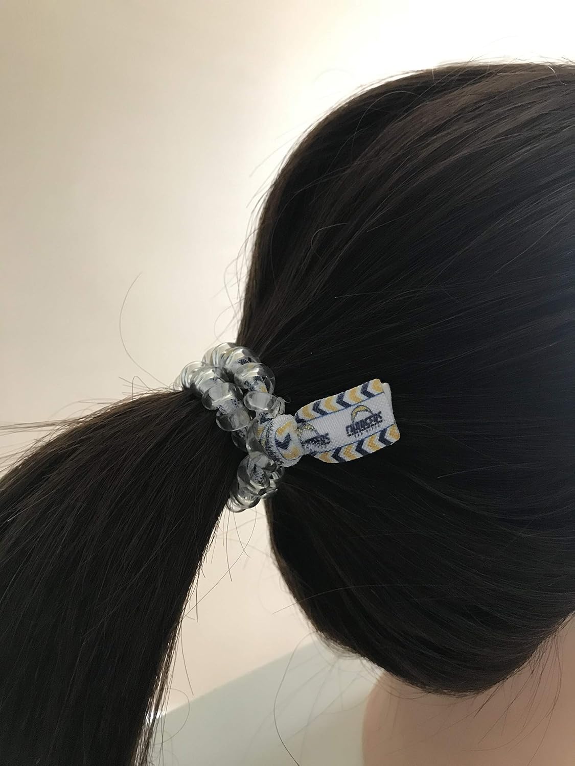 Amazon Com Los Angeles Chargers Football Secure Sports Hair Tie