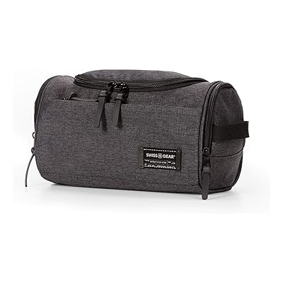 SWISSGEAR Dopp Kit | Bathroom, Gym, Travel | Men's and Women's - Heather