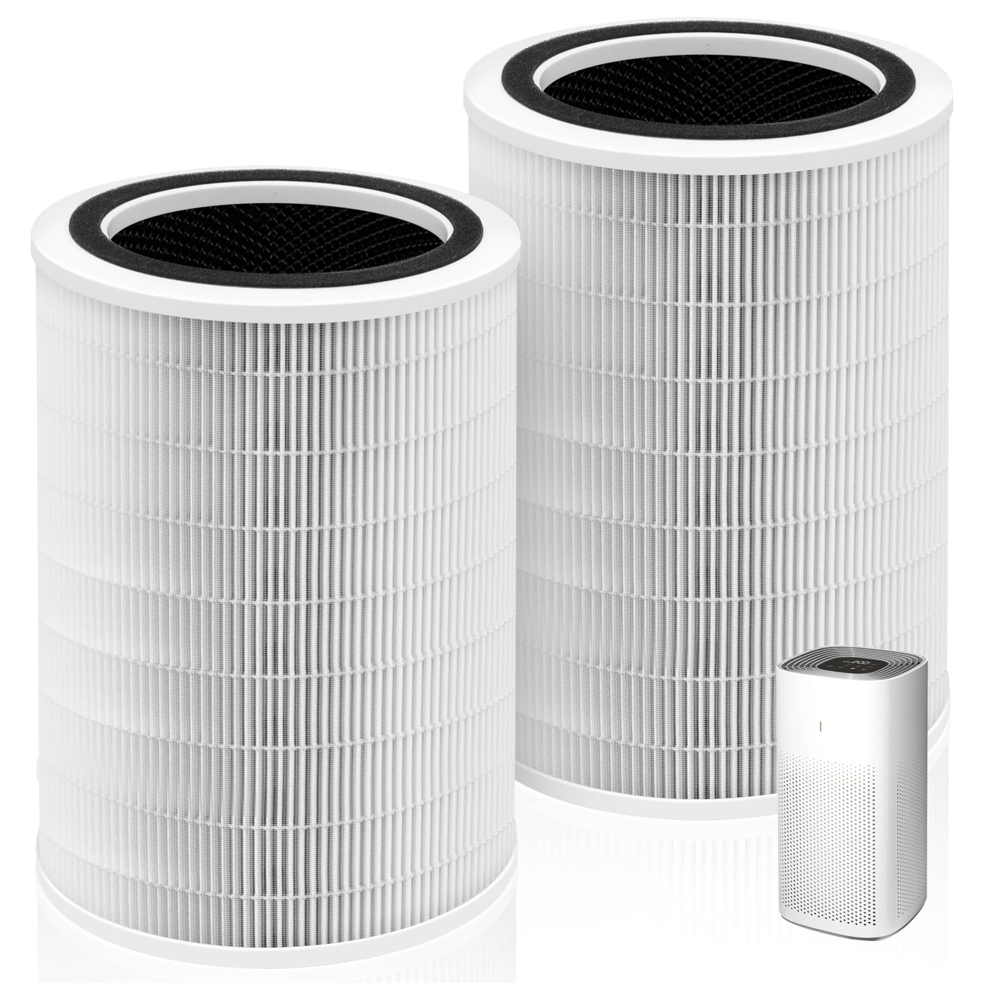 Photo 1 of 12010 HEPA Replacement Filter for Clorox Large Room Air Purifier 11010 & 11011,3-in-1 H13 True HEPA with Activated Carbon Filter,2 Pack
