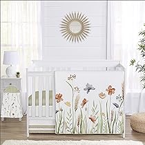 Amazon.com: Sweet Jojo Designs 4-Piece Baby Crib Bedding Set ...