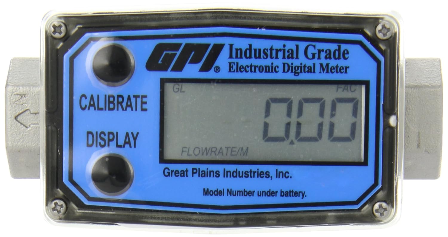 FLOMEC GPI G2S05N09GMA G2 Stainless Steel Turbine Flowmeter .5 Inch 1