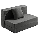 JKMAX Twin Size Folding Sofa Bed - 4 in 1 Sleeper