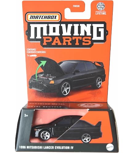 ミニカー ANCAP Mitsubishi Lancer Evolution 1/20 Amazon.com: Matchbox 1996 Mitsubishi Lancer Evolution IV, Moving