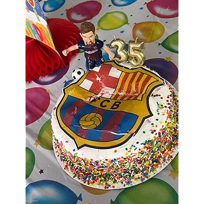 Buy 1 4 Sheet Fc Barcelona Logo Birthday Edible Cake Cupcake Topper Online In Usa B00fk7460i