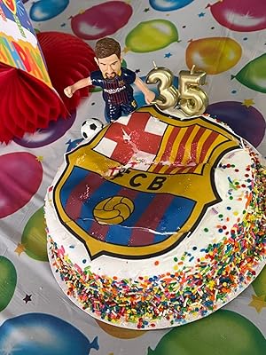 Buy 1 4 Sheet Fc Barcelona Logo Birthday Edible Cake Cupcake Topper Online In Usa B00fk7460i