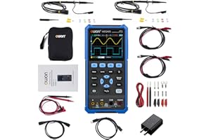 ABESTOP HDS242S Oscilloscope, 2 in 1 Dual Channel 40MHz Bandwidth Handheld Oscilloscope Multiumeter with Waveform Generator for Automatic Measurements, Electronic Measurement 3.5 inch LCD